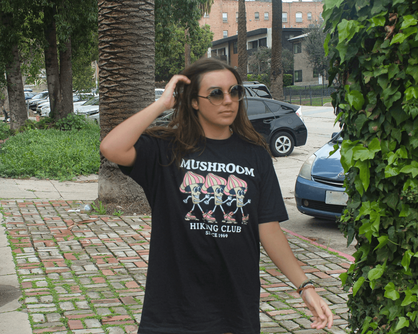 Mushroom Hiking Club Tee