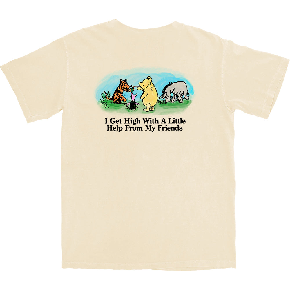 A Little Help Back Design T Shirt