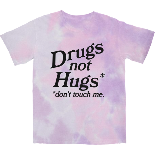 Drugs Not Hugs Tie-Dye Tee