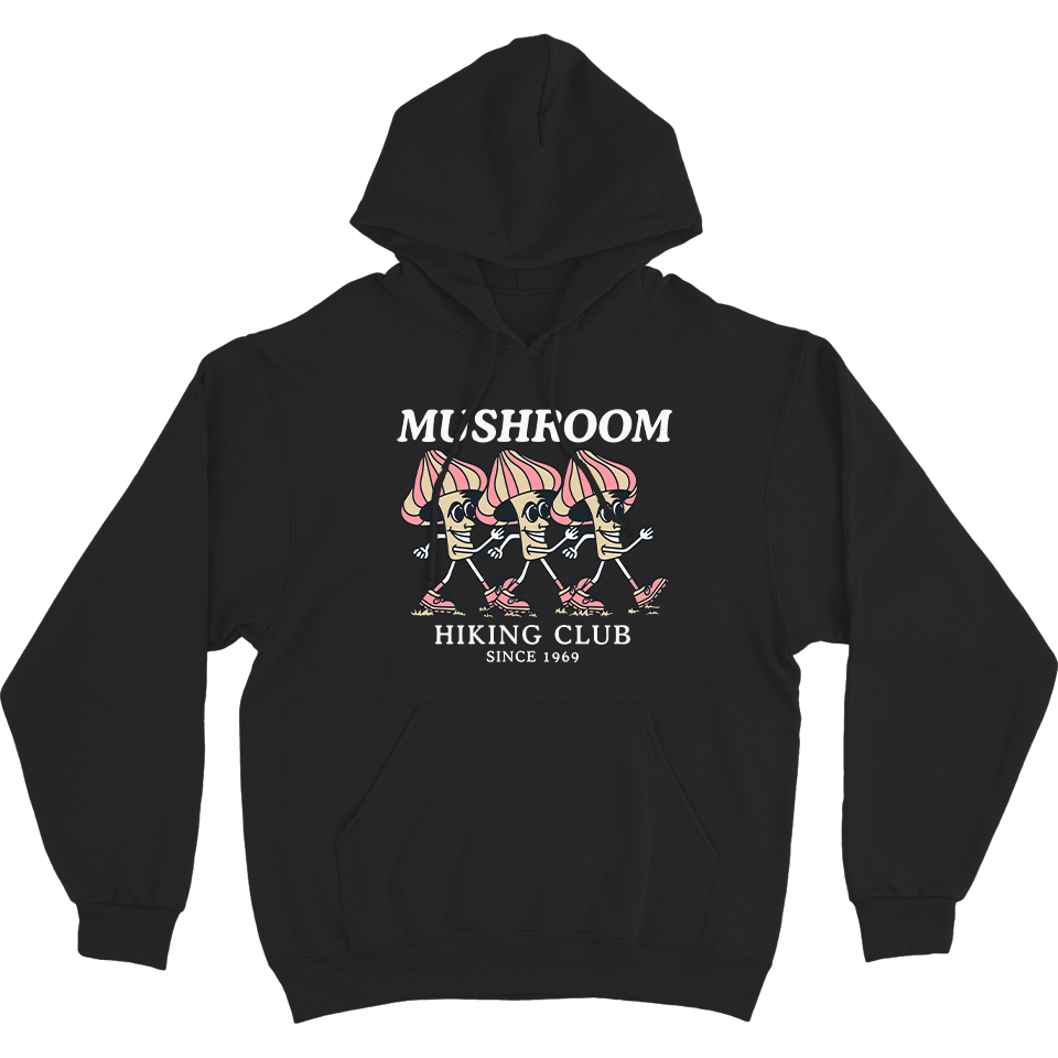 Mushroom Hiking Club Hoodie