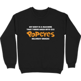 Weed into Popeyes Crewneck
